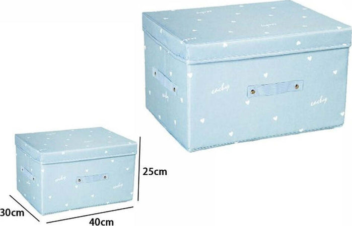 Box Scatola Salvaspazio Armadio Contenitore Porta Oggetti Organizer 40x30x25 Cm Casa e cucina/Organizzazione interni/Organizzazione guardaroba/Contenitori sottoletto Trade Shop italia - Napoli, Commerciovirtuoso.it