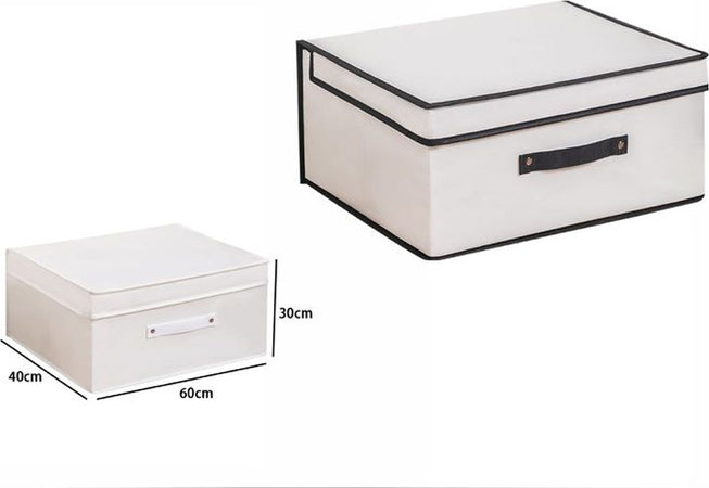 Box Scatola Salvaspazio Armadio Contenitore Porta Oggetti Organizer 60x40x30 Cm Casa e cucina/Organizzazione interni/Organizzazione guardaroba/Contenitori sottoletto Trade Shop italia - Napoli, Commerciovirtuoso.it