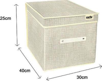 Box Scatola Salvaspazio Portatutto Contenitore Organizer 25 X 40 X 30 Cm 69694 Casa, arredamento e bricolage > Soluzioni salvaspazio > Scatole per Biancheria Trade Shop italia - Napoli, Commerciovirtuoso.it