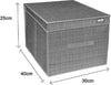 Box Scatola Salvaspazio Portatutto Contenitore Organizer 25 X 40 X 30 Cm 69694 Casa, arredamento e bricolage > Soluzioni salvaspazio > Scatole per Biancheria Trade Shop italia - Napoli, Commerciovirtuoso.it