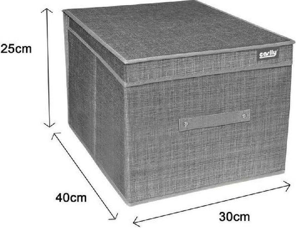 Box Scatola Salvaspazio Portatutto Contenitore Organizer 25 X 40 X 30 Cm 69694 Casa, arredamento e bricolage > Soluzioni salvaspazio > Scatole per Biancheria Trade Shop italia - Napoli, Commerciovirtuoso.it