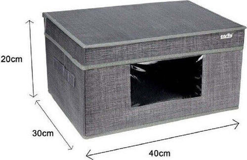 Box Scatola Salvaspazio Portatutto Contenitore Organizer 40 X 30 X 20 Cm 69699 Casa, arredamento e bricolage > Soluzioni salvaspazio > Scatole per Biancheria Trade Shop italia - Napoli, Commerciovirtuoso.it