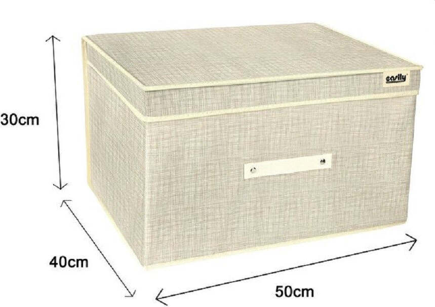 Box Scatola Salvaspazio Portatutto Contenitore Organizer 50 X 40 X 30 Cm 69695 Cleafe Box Scatola Salvaspazio Portatutto Contenitore Organizer 50 X 40 X 30 Cm 69695 Cleafe