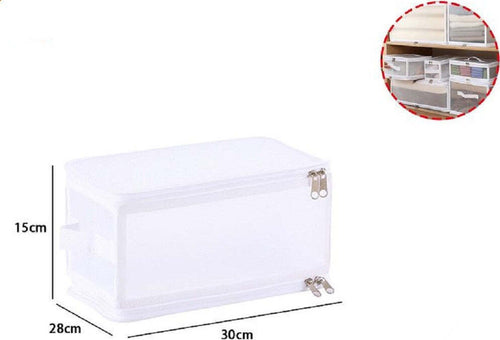 Box Scatola Salvaspazio Portatutto Contenitore Organizer Armadi 30x28x15cm 59972 Casa, arredamento e bricolage > Soluzioni salvaspazio > Scatole per Biancheria Trade Shop italia - Napoli, Commerciovirtuoso.it