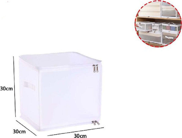 Box Scatola Salvaspazio Portatutto Contenitore Organizer Armadi 30x30x30cm 59973 Casa, arredamento e bricolage > Soluzioni salvaspazio > Scatole per Biancheria Trade Shop italia - Napoli, Commerciovirtuoso.it