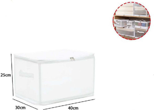 Box Scatola Salvaspazio Portatutto Contenitore Organizer Armadi 40x30x25cm 59974 Casa, arredamento e bricolage > Soluzioni salvaspazio > Scatole per Biancheria Trade Shop italia - Napoli, Commerciovirtuoso.it