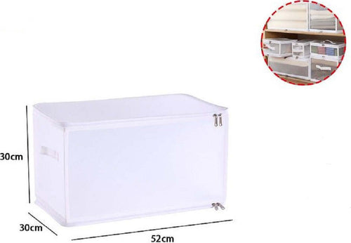 Box Scatola Salvaspazio Portatutto Contenitore Organizer Armadi 52x30x30cm 59976 Casa, arredamento e bricolage > Soluzioni salvaspazio > Scatole per Biancheria Trade Shop italia - Napoli, Commerciovirtuoso.it