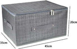 Box Scatola Salvaspazio Portatutto Contenitore Organizer Cerniera 79416 45x35x20cm Casa, arredamento e bricolage > Soluzioni salvaspazio > Scatole per Biancheria Trade Shop italia - Napoli, Commerciovirtuoso.it