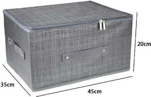 Box Scatola Salvaspazio Portatutto Contenitore Organizer Cerniera 79416 45x35x20cm Casa, arredamento e bricolage > Soluzioni salvaspazio > Scatole per Biancheria Trade Shop italia - Napoli, Commerciovirtuoso.it