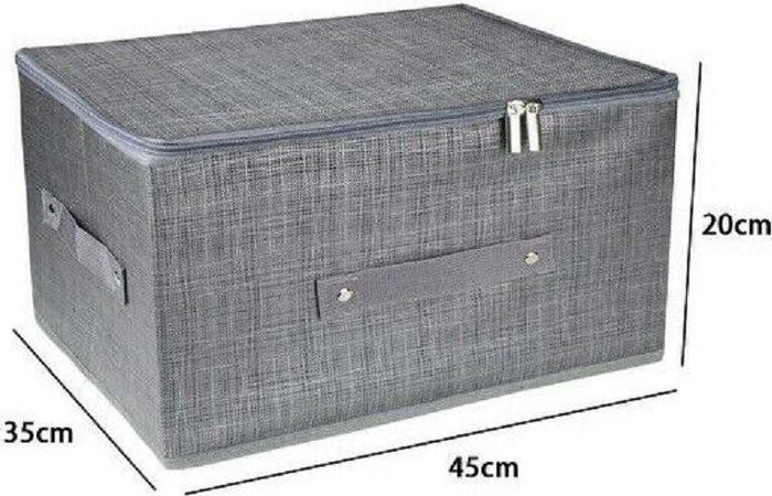 Box Scatola Salvaspazio Portatutto Contenitore Organizer Cerniera 79416 45x35x20cm Casa, arredamento e bricolage > Soluzioni salvaspazio > Scatole per Biancheria Trade Shop italia - Napoli, Commerciovirtuoso.it