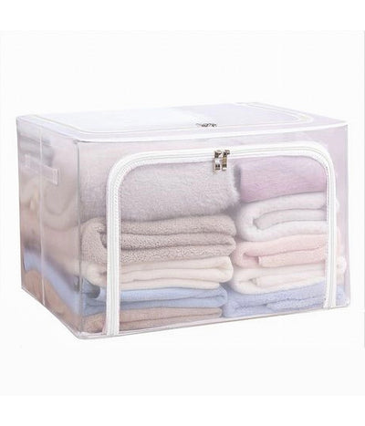 Box Scatola Salvaspazio Portatutto Vestiti Armadio Organizer 40x30x20 Cm 59980
