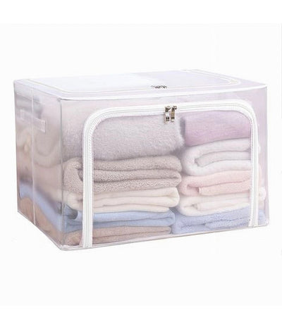 Box Scatola Salvaspazio Portatutto Vestiti Armadio Organizer 50x40x39 Cm 59982