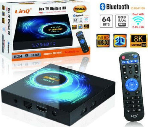 Box Tv Digitale Hd Android 10.0 T95max Ridotte Dimensioni Full Hd Wifi Usb Telecomando Elettronica/Home Cinema TV e video/Dispositivi per lo Streaming/Client Streaming Trade Shop italia - Napoli, Commerciovirtuoso.it