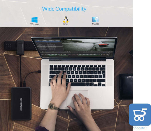 Box Yottamaster per Hard Disk 3.5" USB 3.0 SATA III Dati Foto Video