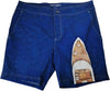 Boxer mare Uomo - Zeybra Portofino 1962 - fantasia yacht - colore blu
