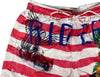 Boxer mare Uomo BoB Company - fantasia Righe - colore porpora/Bianco