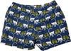 Boxer mare Uomo Gallo - fantasia primati - Blu