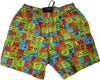 Boxer mare Uomo Zeybra Portofino 1962 - fantasia post-it - colore giallo fluo multicolor
