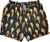 Boxer mare Uomo - Zeybra Portofino 1962 - fantasia cono gelato - colore nero opaco/multicolore
