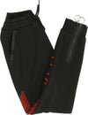 BOY-LONDON-Pantalone-Tuta-Felpato-Uomo-Grosgrain-Jogger-Black/red-da-uomo