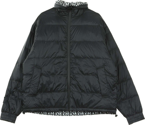 BOY-LONDON-Piumino-Uomo-Stripe-Eagle-Down-Reversible-Black-da-uomo