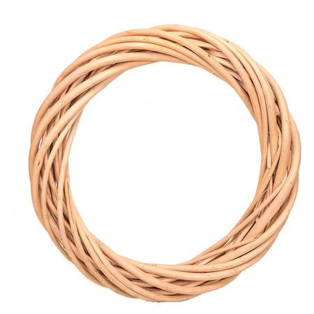 Ghirlanda dietro porta natalizio decorazione in legno naturale Ø 30 cm