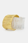 Bracciale regolabile con fili metallici