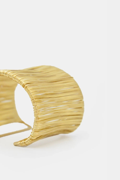 Bracciale regolabile con fili metallici