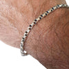 Bracciale a catena ritorta in argento 925/1000
