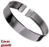 Bracciale a lamina lucida in argento
