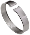 Bracciale a lamina lucida in argento