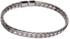 Bracciale a lamine tessute in argento