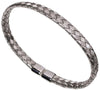 Bracciale a lamine tessute in argento
