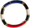Bracciale a tubo in argento smaltato