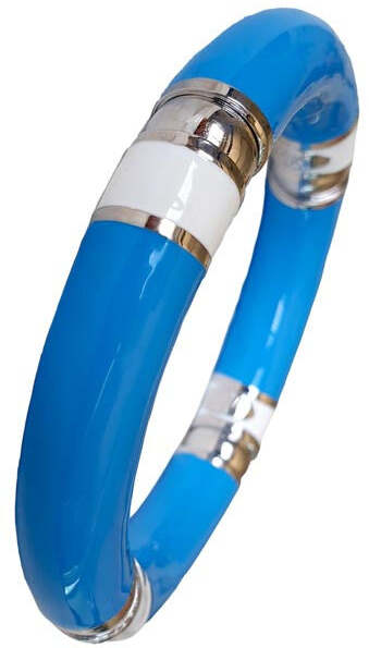 Bracciale a tubo vuoto in argento 925