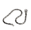 Bracciale argento a maglie incrociate