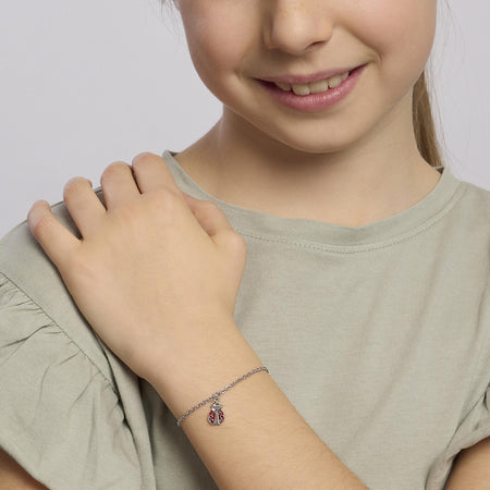 Bracciale Bambina Mabina 533671 Con Ciondolo Coccinella