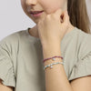 Bracciale Bambina Mabina 533684 Con Ciondolo Cuore E Rosa