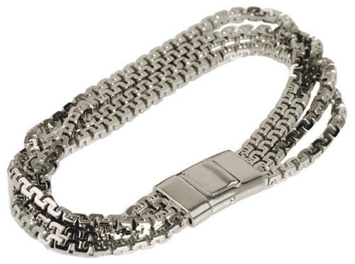 Bracciale con 4 catene d'argento