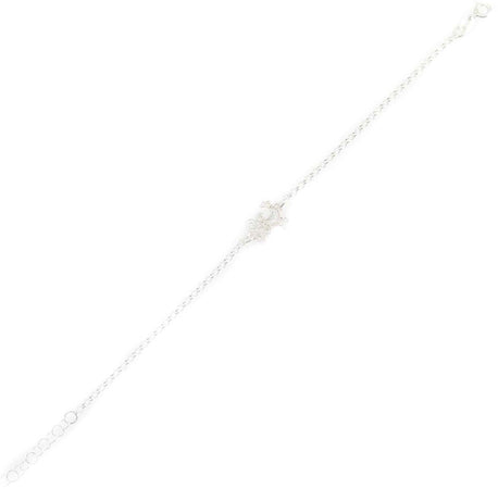 Bracciale donna con pavoncella sarda centrale in argento