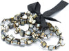 Bracciale Da Donna Con Pietre Bracciale Fashion in Resina Colorata Multifilo Elasticizzato Bracciale Nickel Free Con Fiocco in Raso Moda/Donna/Gioielli/Bracciali Leclaf - Napoli, Commerciovirtuoso.it