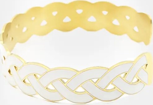 Bracciale Da Donna Rigido Braided Snake 2 Colori Moda/Donna/Gioielli/Bracciali Leclaf - Napoli, Commerciovirtuoso.it