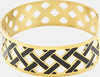 Bracciale Da Donna Rigido Braided Snake Con Trama Oro E Nero Moda/Donna/Gioielli/Bracciali Leclaf - Napoli, Commerciovirtuoso.it