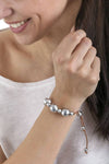 Bracciale donna 3 sfere 100% riciclato