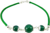 Bracciale 3 Su Coccu giada argento 925 portafortuna Sardegna