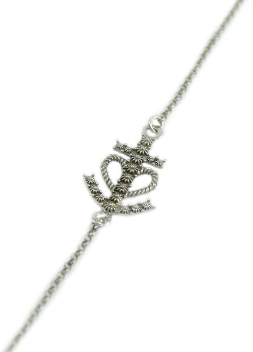 Bracciale donna argento Fede Speranza Carità lavorazione filigrana
