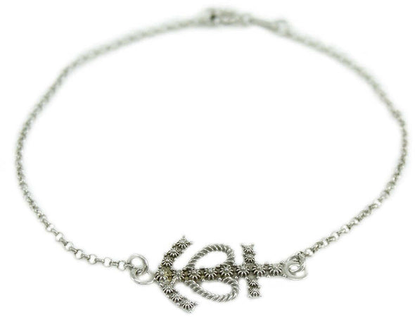 Bracciale donna argento Fede Speranza Carità lavorazione filigrana