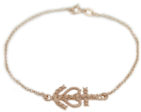 Bracciale donna argento Fede Speranza Carità lavorazione filigrana