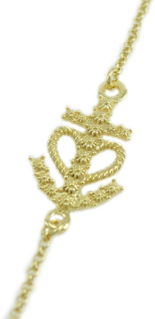 Bracciale donna argento Fede Speranza Carità lavorazione filigrana dorato