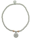 I Giampini bracciale elastico in argento con pendente Emoticon Smile